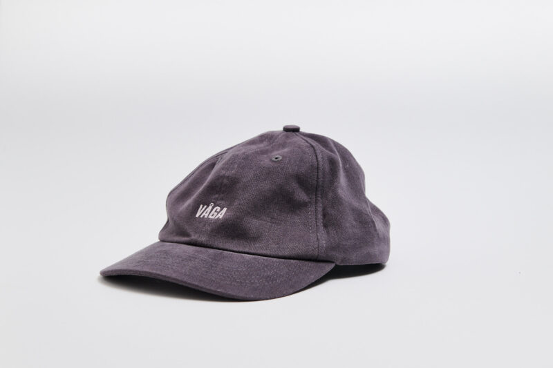 Washed Charcoal/Black Cotton Cap