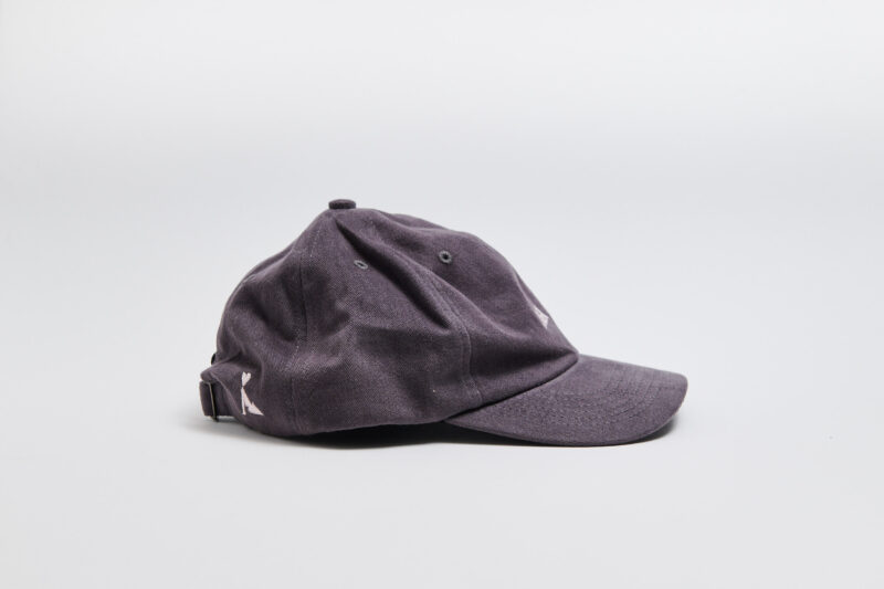 Washed Charcoal/Black Cotton Cap - Billede 4
