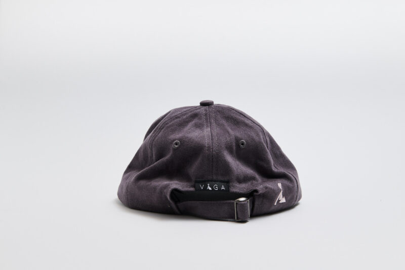 Washed Charcoal/Black Cotton Cap - Billede 5