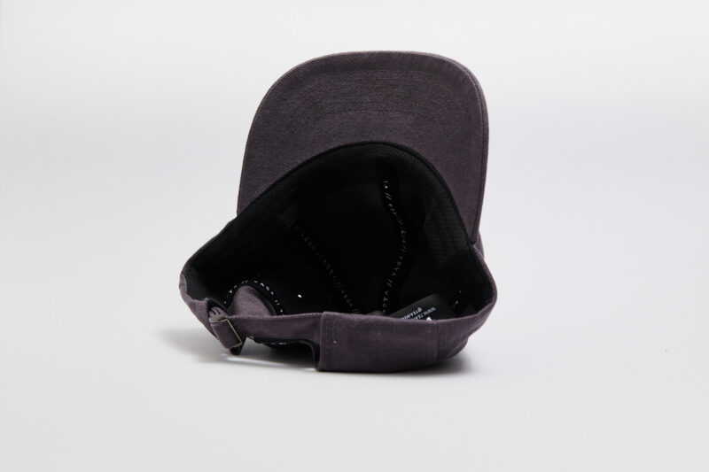 Washed Charcoal/Black Cotton Cap - Billede 6
