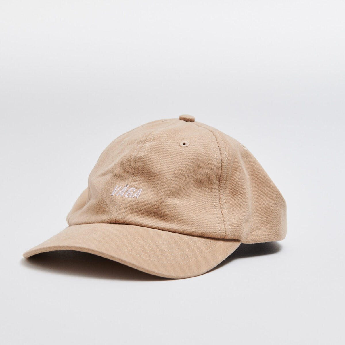 Washed Sand/Navy Blue Cotton Cap