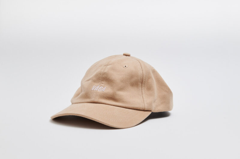 Washed Sand/Navy Blue Cotton Cap