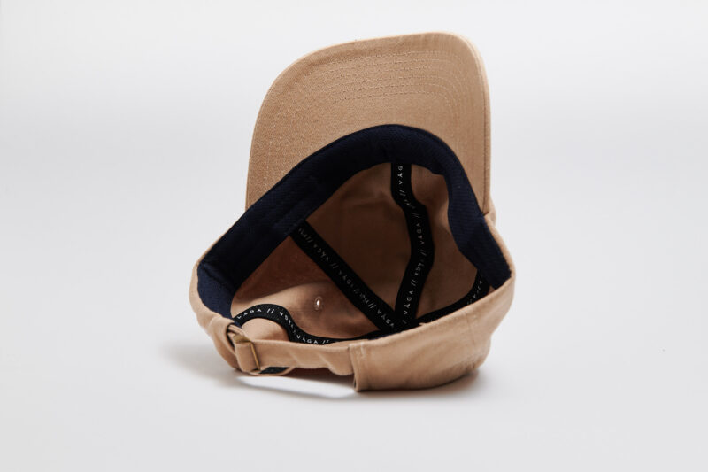 Washed Sand/Navy Blue Cotton Cap - Billede 6