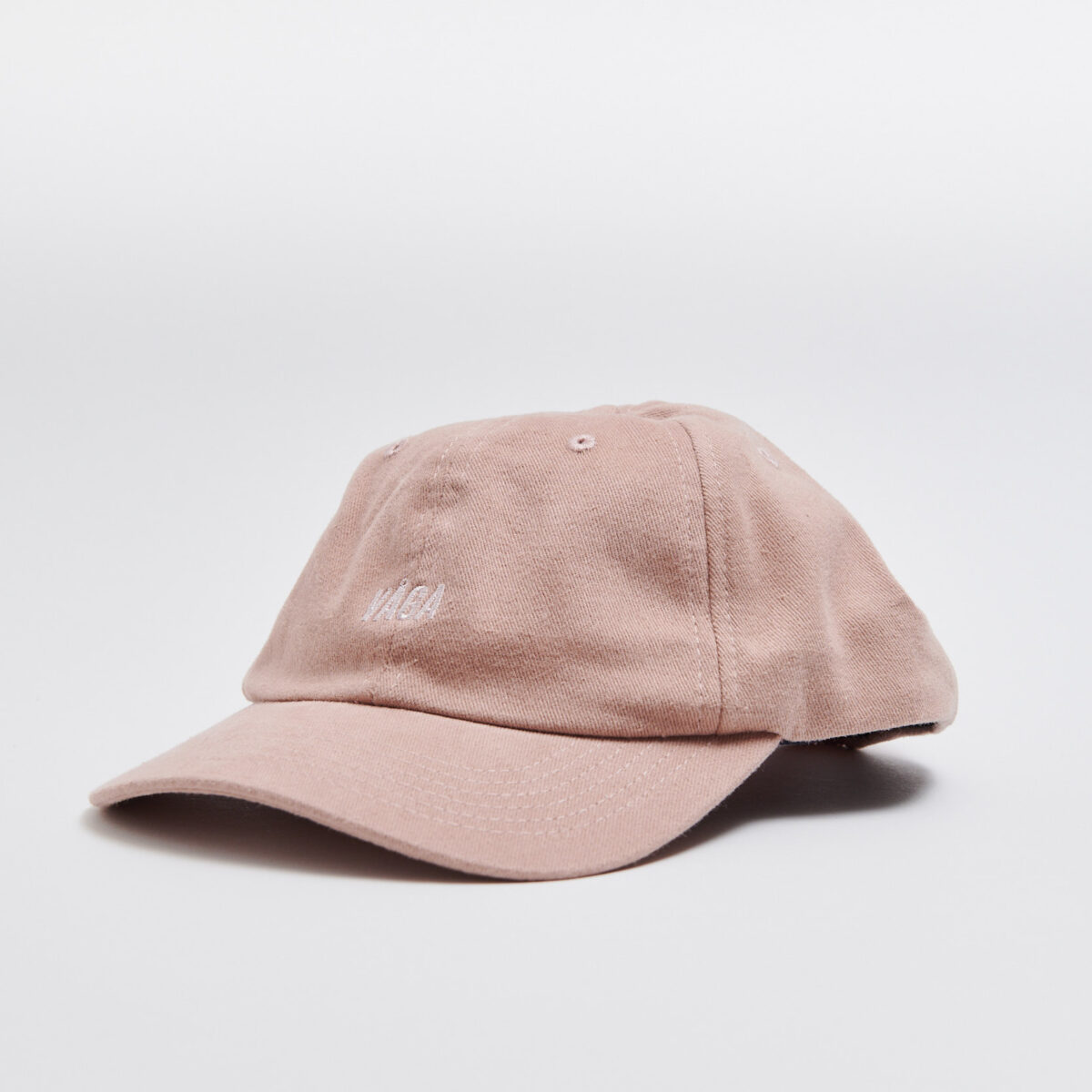 Washed Coral/Navy Blue Cotton Cap
