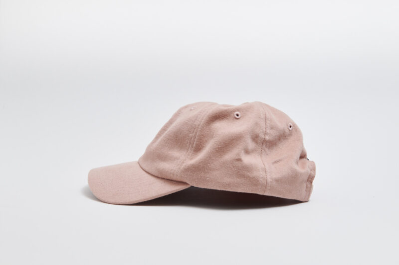 Washed Coral/Navy Blue Cotton Cap - Billede 3