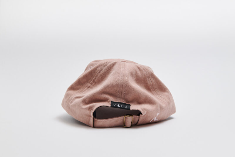 Washed Coral/Navy Blue Cotton Cap - Billede 5